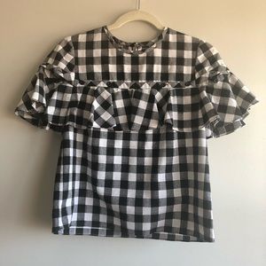 Saylor Checked Top